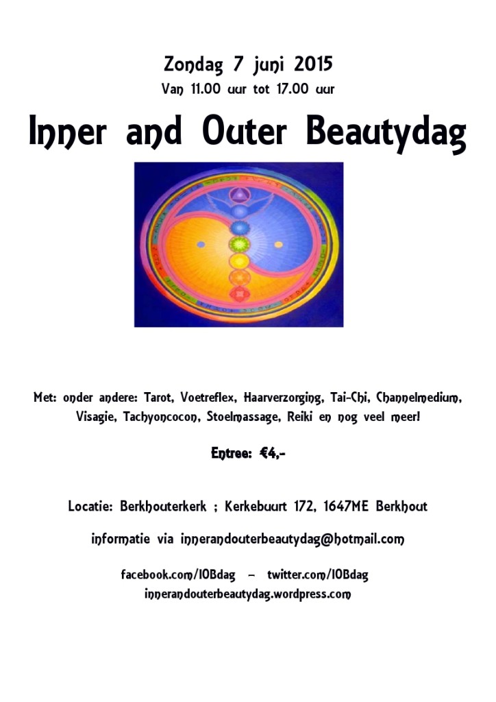 Poster en flyer IOBdag 2015-06-07